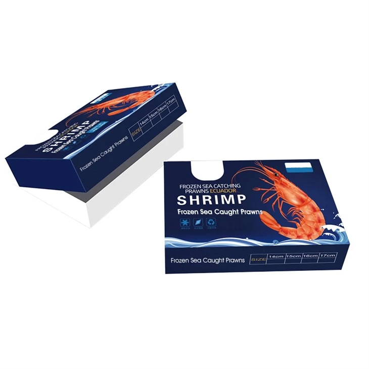Printed Box For Frozen Shrimp high quality